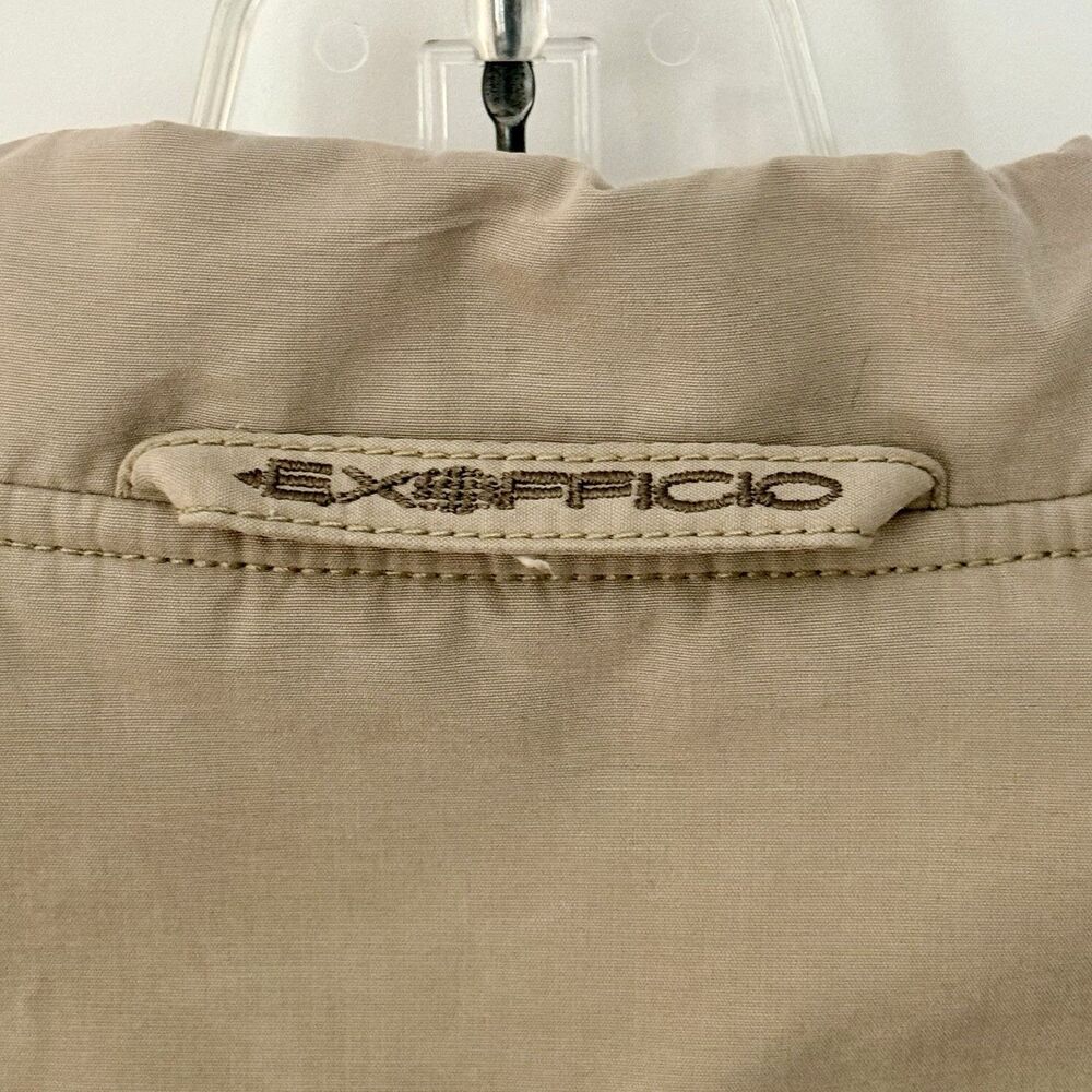 EXOFFICIO Womens Size Small Beige Tan Travel Vest w/Multi Pockets for Utility - Picture 4 of 16